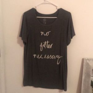Dark Gray Aerie Real Soft Tee